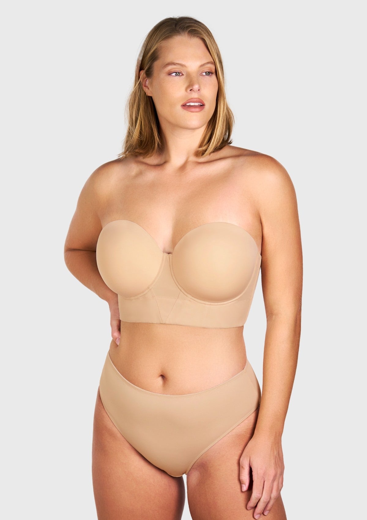 The Daisy Strapless Bra - Nude
