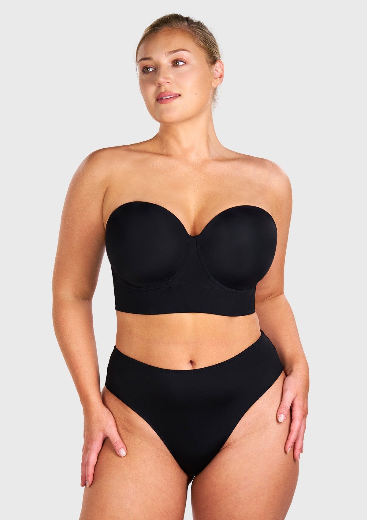 The Daisy Strapless Bra - Black