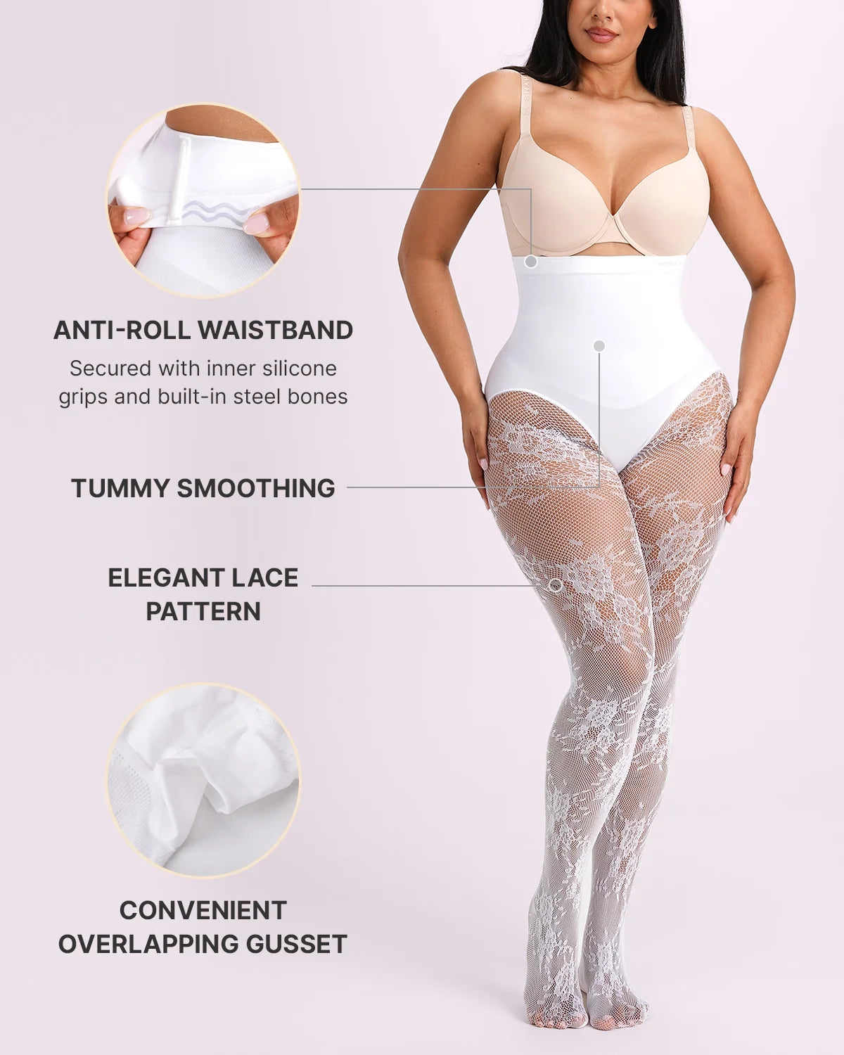 The Shaping Lace Tights