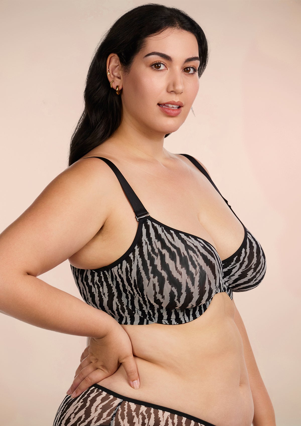 The Zebra Mesh Bra